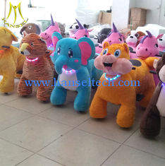 Chine Hansel  indoor mall plush walking horse toy unicorn motorized animal car fournisseur