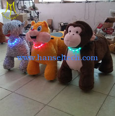 Chine Hansel  coin operated electric rideable plush animal electric animal kiddie ride fournisseur