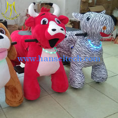 Chine Hansel shopping mall safe riding games zoo animals kiddie ride bull park fournisseur