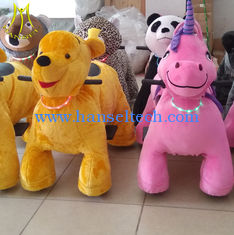 Chine Hansel  Shopping Center plush electric zoo animal scooter with music kids ride on car fournisseur