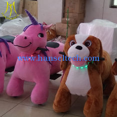 Chine Hansel  plush electric ride on 12v motor for animal ride for outdoor animal go kart for sale fournisseur