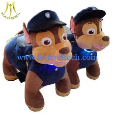 Chine Hansel shopping mall coin operated electric kids battery power paw patrol ride on animals fournisseur