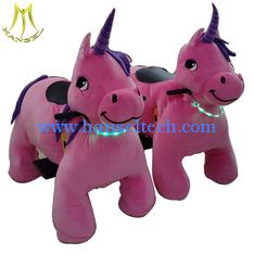 Chine Hansel shopping mall popular children walking stuffed animals coin operated animal rides fournisseur