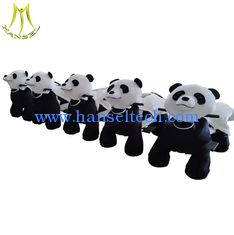 Chine Hansel plush animal battery coin operated stuffed animal panda ride for outdoor park fournisseur