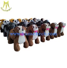 Chine Hansel shopping mall plush motorized animals indoor moving electric mountable fournisseur