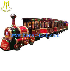 Chine Hansel  outdoor park kids train battery operated backyard amusement trackless train rides fournisseur