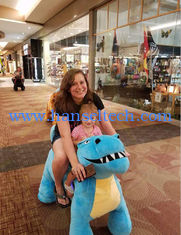 Chine Hansel high quality coin operated plush electric riding toy animal scooter in mall fournisseur