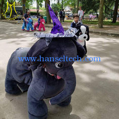 Chine Hansel high quality motorized plush riding animal coin rider on wheels battery animal rides fournisseur