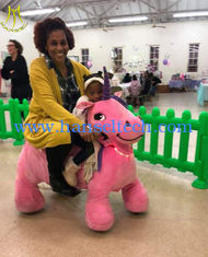 Chine Hansel Guangzhou kids rides walking animal Type plush coin operated rides fournisseur