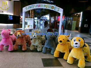 Chine Hansel coin operated walking animal toys  kids play ground equipment animal scooter ride fournisseur