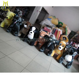Hansel Stuffed Animals Plush Wheel Led Wheel Animation Motorized Plush Animals fournisseur