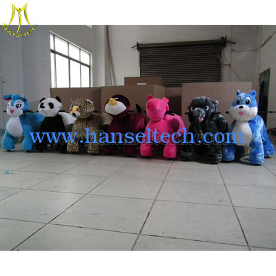 Hansel Animal Kiddie Rides Animal Walking Toys Plush Motorized Animals fournisseur