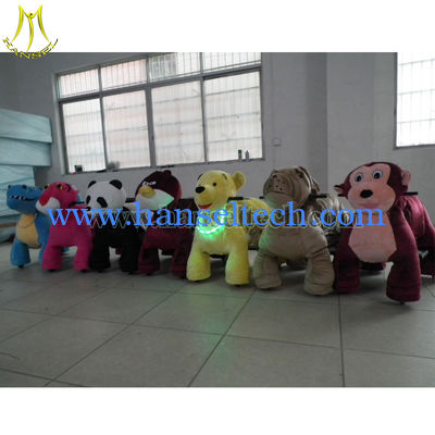 Hansel Animal Kiddie Rides Animal Walking Toys Plush Motorized Animals fournisseur