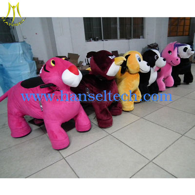 Hansel Plush Walking Animals 4 Wheels Bicycle Toy Stuffed Animals To Paint Animation Guangzhou fournisseur