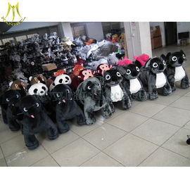 Hansel 2016 high quality coin operated ride on costumes 12 volt ride on toys style plush animal electric scooter fournisseur