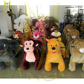 Hansel 2016 high quality Happy Ride Toy Animal Ride Hot In Shopping Mall Stuffed Animal Ride On Toy fournisseur