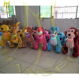 Hansel 2016 chinese game rental sale push ride on plush toys girls electric ride on animals for kids fournisseur