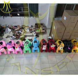 Hansel Best selling shopping mall Hot motorized plush riding animals for children in playland fournisseur