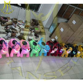 Hansel Best selling shopping mall Hot motorized plush riding animals for children in playland fournisseur