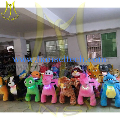 Hansel Guanzhou Plush Motorized Animal Scooters Indoor PlayGround Ride Animals fournisseur