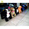 Hansel factory direct big size plush animals 4 wheel kid stuffed zoo animal scooter fournisseur