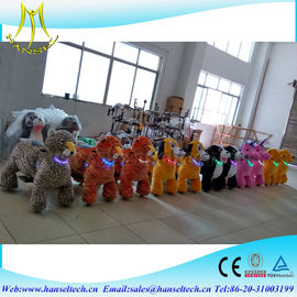 Hansel high quality plush electric animal scooters for kids ride in shopping malls fournisseur