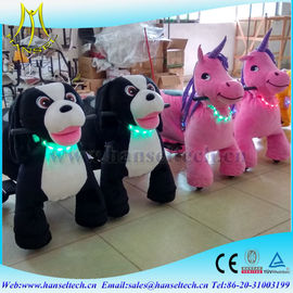 Hansel high quality motor animal plush zoo animal scooter kids ride on toys at mall fournisseur