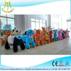 Hansel high quality plush electric animals scooter wholesale cheap stuffed animal scooter on mall fournisseur