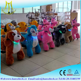 Hansel children funfair plush electic mall ride on toys high quality animal drive toy fournisseur