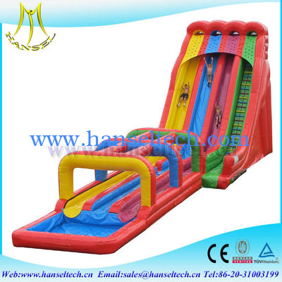 Hansel hot selling children entertainment PVC inflatable bouncer slide jumping slide for sale fournisseur