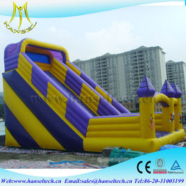 Hansel top selling china outdoor use inflatable bouncer slide soft play equipment fournisseur