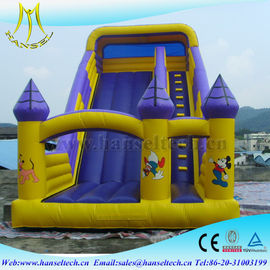 Hansel top selling china outdoor use inflatable bouncer slide soft play equipment fournisseur