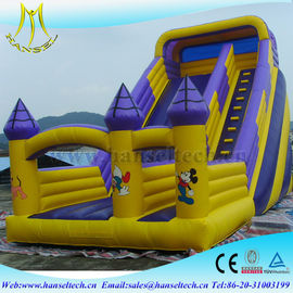 Hansel top selling china outdoor use inflatable bouncer slide soft play equipment fournisseur