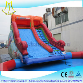 Hansel red and blue kids amusement park equipment inflatable climbing structure water pool sidel fournisseur