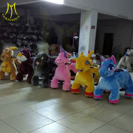 Hansel kid animal plush rider electronical kids play park games indoor coin operated car kids ride on car walking robot fournisseur