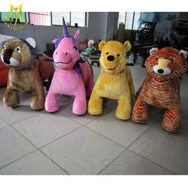 Hansel  stuffed animal unicorn on wheels coin operate game machinefalgas kiddy ride kids amusement rides fournisseur