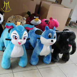 Hansel moving horse toys for kids amusement park equipment china amusement ride electric dog walking machine fournisseur