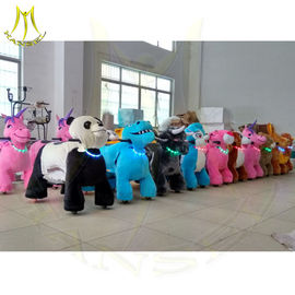 Hansel ride on animals in shopping mall playground equipment rocking family entertainment center kid animal scooter ride fournisseur
