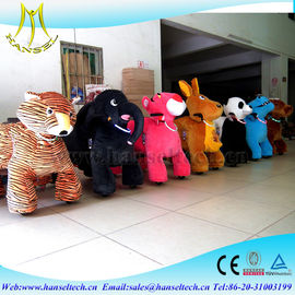 Hansel animal scooter ride battery walking animal toy kiddie ride time controller fiberglass cars for kids fournisseur