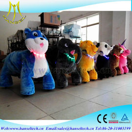 Hansel children indoor amusement park ride on animals in shopping mall motorized plush riding animals children indoor fournisseur