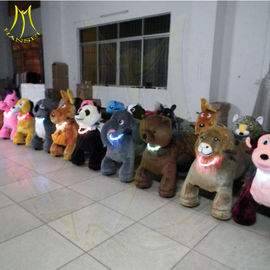 Hansel battery powered ride on animals coin operated electric toy car amusement ride manufacturers kids bike ride game fournisseur