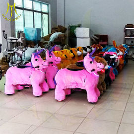 Hansel zoo riders at the mall electric dog walking machine amusement arcade games giant plush animals kids riding fournisseur
