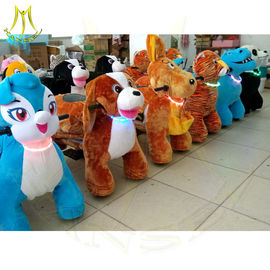 Hansel giant plush animals kids ridingmechanical walking animal bike coin operated car kids ride on car kiddy ride fournisseur