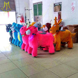Hansel plush electric horse toy coin operated gaming machines bull riding toys for kids giant animals kids riding fournisseur