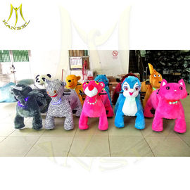 Hansel happy ride toy animal scooter ride hot in shopping mall kids coin operated game machine walking animal toy fournisseur