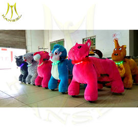 Hansel happy ride toy animal scooter ride hot in shopping mall kids coin operated game machine walking animal toy fournisseur