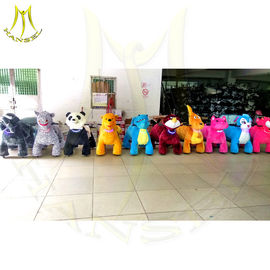 Hansel  kiddie ride time controller kiddy ride for sale coin operated plush toys stuffed animals on wheels kids fournisseur
