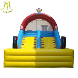 Hansel stock inflatable amusement park kids jumping castle with slide supplier fournisseur