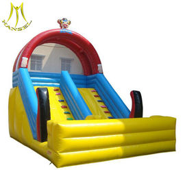 Hansel stock inflatable amusement park kids jumping castle with slide supplier fournisseur