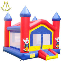 Hansel stock commercial outdoor inflatable bouncer kids obstacle course jumping castle from china fournisseur